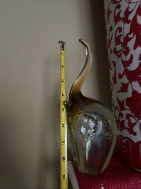 Large Lucky Murano Style Handmade Elephant NWOT